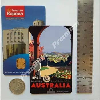 

Australia souvenir magnet vintage tourist poster