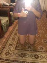 Oversize Tee Shirt Hipster Long-Tops Basic Harajuku Summer Korean Solid-Color Casual