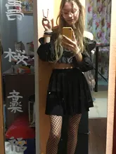 Falda plisada japonesa para mujer, falda de cintura alta, estilo Harajuku coreano, Kawaii