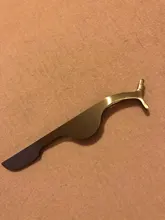 Pinzas para pestañas, rizador para maquillaje de color dorado de acero inoxidable, instrumentos cosméticos de belleza para mujer