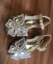 Zapatos con lazo de encaje de lentejuelas para niñas, zapatillas de baile de princesa con perlas bonitas, informales, para fiesta, boda, D721, novedad de 2020