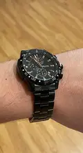 Belushi-Reloj de pulsera de lujo para hombre, cronógrafo de cuarzo, de acero inoxidable, Original
