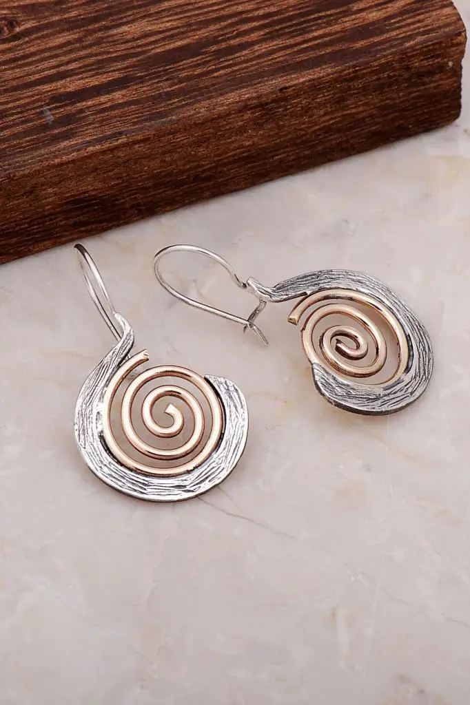 

Wrap Craft Silver Design Earrings 4774 High Quality Hand Made Original Filigree Silver Jewellery Gift for Women