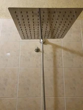 Arm-Bracket Bathroom-Faucet-Set Shower-Hose Wall-Mounted Rainfall Rozin Black Bar 150cm