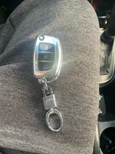 TPU suave coche llave de control remoto de la cubierta completa caso Shell para Hyundai Tucson Creta ix25 I10 i20 i30 Verna Mistra Elantra Santa Fe 2015-2018