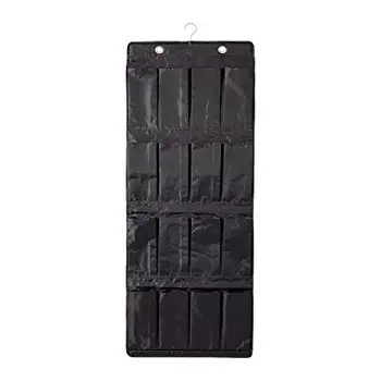 

SKUBB-carpet shoe organizer w 16 bags Black-21x29x15 cm