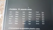 Juntas tóricas de goma para juntas tóricas, sellos de arandela, surtido de estanqueidad, caja de plástico con juego de diferentes tamaños, 225 Uds.