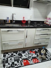 De dibujos animados 160 60cm x 60cm niños alfombra estera de puerta Mickey Minnie alfombra Baño de las alfombras de cocina dormitorio piso al aire libre felpudo