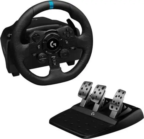 Руль Logitech G923 TrueForce + педали для PS5 | Электроника