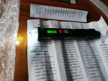 Oauee-alarma de bolígrafo de contacto inteligente AC1010 medidor de detector de voltaje de CA, probador de Sensor, bolígrafo