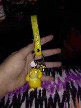 LLavero de Pokemon de Pikachu para coche, modelo de llavero de Pokémon