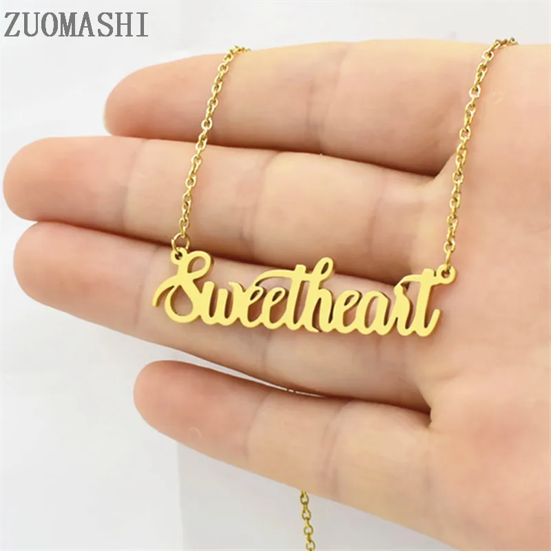 Name Necklace Pendant Nameplate Gift 