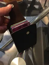 TANGYUE-tarjetero de cuero para hombre y mujer, cartera con carcasa para tarjetas, tarjetero para tarjetas bancarias