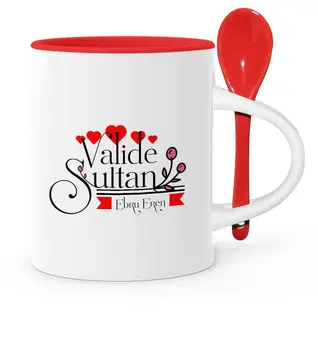 

Personalized Valide Sultan Red Spoon Mug Cup-2