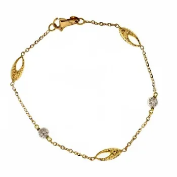 

Woman bracelet yellow gold and white 803321724455