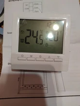 Myuet-termostato de calefacción alimentado por batería ME83B para caldera de Gas