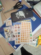 Pegatina Kawaii coreana para niños, cuadernos diarios, papelería de oficina para la escuela, Material hecho a mano, 2021