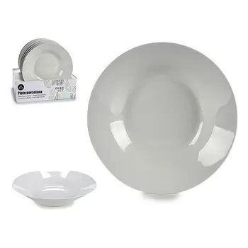 

Deep Plate White Porcelain (Ø 20,6 cm)
