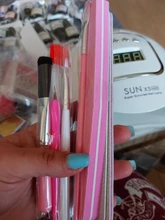 Juego de manicura con secador, lámpara LED UV, 80W, 54W, 24/16/8 Uds., Kit de esmalte de Gel