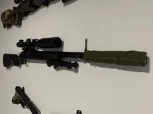 MAGORUI-funda protectora de nailon para caza, supresor de Mirage, cubierta térmica, silenciador, accesorios tácticos de tiro, 8,66 , 22cm