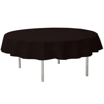 

TNT round tablecloth Black