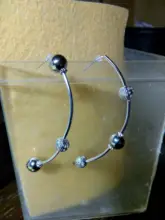 Pendientes de aleación hechos a mano con tope de bala, accesorios para fabricación de joyería