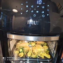 MIUI 10L/12.7QT Electric Air Fryer Oven MI-CYCLONE Rotisserie Dehydrator LED Large Capacity