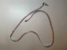 DOTEFFIL-collar de plata de ley 925 para mujer y hombre, cadena de 6mm con laterales completos de 18/20/24 pulgadas, joyería de compromiso de boda a la moda