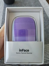 Inface xiaomi-cepillo de limpieza Facial sónico eléctrico, versión actualizada, limpieza profunda con cepillo, herramienta impermeable