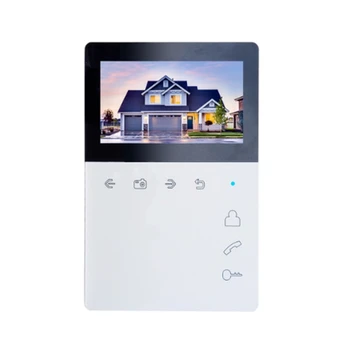 

Монитор видеодомофона Tantos Elly-S VZ. Координатный. 4.3", CVBS, 1 панель/2 камеры; запись фото/видео: ДА, встроенный БП.