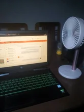 JISULIFE-Ventilador de escritorio portátil, Ventilador plegable telescópico para el hogar y la Oficina, 8000mAh, recargable por USB, silencioso