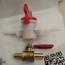 Valve-Pipe-Fittings Pneumatic-Connector-Controller Fuel-Line Hose Barb Water-Oil Shutoff