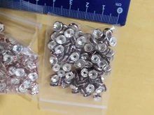 Spacer-Beads Bracelet Crystal Rhinestone Rondelle Necklace Diy Metal 100pcs for Diy/b00376