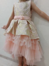 Vestido de flores con bordado vintage para niña pequeña, ropa de ceremonia con tutú, traje elegante de fiesta, vestidos de princesa para niña, moda para niño