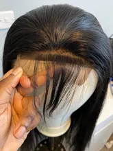 La Princesa 13x 4/13x6 frente de encaje pelucas de cabello humano PrePlucked cierre 4x4 peluca 8-34 pulgadas brasileño recto peluca Frontal de encaje Remy 180%