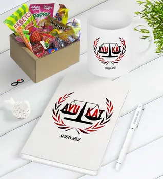

Personalized Attorney Nostalgic Lezzetler Notebook Pen Mug Gift Seti-2