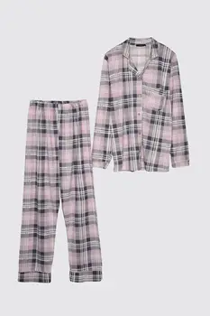 

Trendyol Plaid Knitted Pajamas Set THMAW21PT0441
