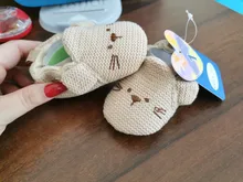 Botas de nieve para primeros caminantes de punto para niño niña, zapatos para bebé recién nacido, Otoño e Invierno de algodón, suela suave cálida, precaminante de felpa