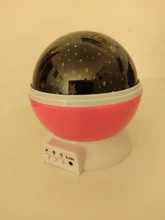 Lamp Children Star Projector Led-Night-Light Rotating-Starry Bedroom Nursery Moon