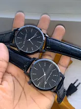 Reloj personalizado para mujer y hombre, pulsera Unisex con grabado con tu nombre en la cara, reloj de pulsera con correa de cuero