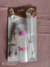 7 unid/set perro botella para gatos Alimentación de Mascotas de agua herramientas cepillo de limpieza de los pezones perforadora gato cachorro gatito Totoro conejo