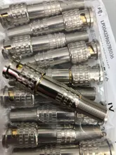 Conector BNC de cables de cámara sin soldadura para cctv, conectores de sistemas coaxial, accesorios de cámara, JR-B25, 10 Uds.