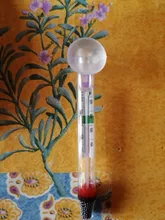 Termómetro de acuario útil GlassTube, para peces Frescos/salinos, sumergible por temperatura, succión de acuarios, tanques, función de decoración
