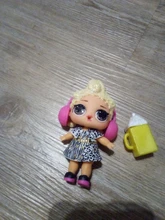 6 muñecas + 6 prendas + 6 zapatos + 6 botellas + 6 accesorios conjuntos aleatorios L.O.L. ¡Sorpresa! Muñeca LOL de 8cm, juguete para regalo