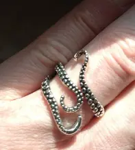 DoreenBeads-anillos de moda para hombre, Color plata, aleación de acero, estilo pulpo Vintage, Patrón Irregular, accesorios, 1 ud.