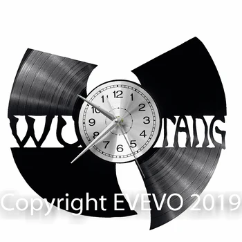 

Wu-Tang Wall Clock Vinyl Vinyl Record Retro Clock Handmade Vintage Gift Style Room Home Decorations Great Gift Clock
