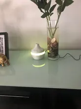 Humidificador de aire eléctrico de 300ML con USB, difusor de Aroma, niebla, aceite de grano de madera, aromaterapia, Mini, con 7 luces LED, para coche, casa y oficina