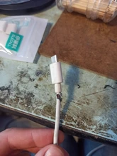 Manguito blanco de Tubo Termocontraíble para iPhone 5/6/ipad, cable USB Android, 1 metro, 3:1, diámetro de aislamiento: 9mm a 3mm