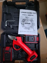 Podadora inalámbrica de 48V, podadora eléctrica de poda con batería de iones de litio de 9000mAh, cortador eficiente de ramas para árboles frutales y bonsái