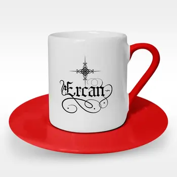 

Personalized Calligraphy Name Design Red Turkish coffee Cup-1